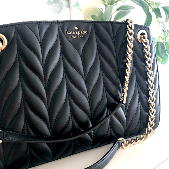 Kate spade briar lane quilted black shoulder bag